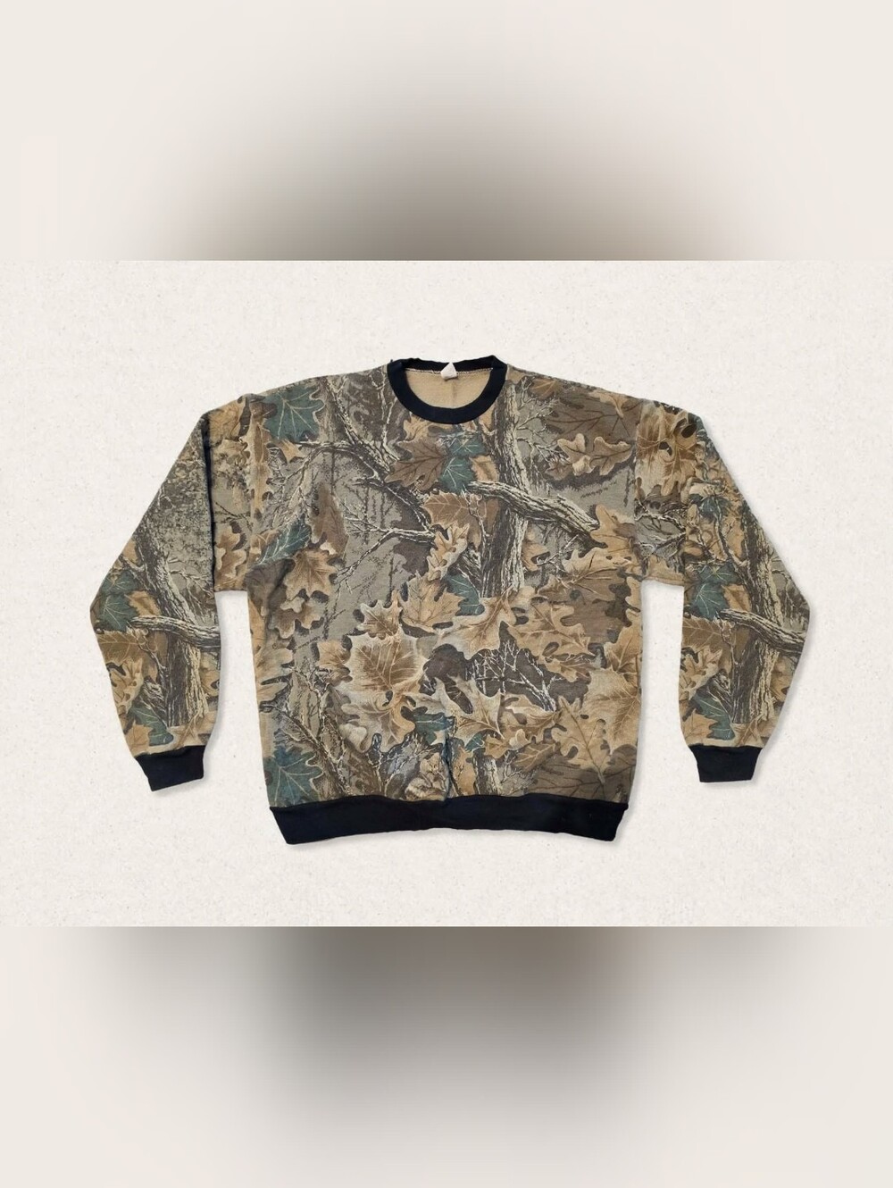 Vintage Camo Crewneck Sweatshirt